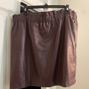 LOFT Purple Mini Skirt